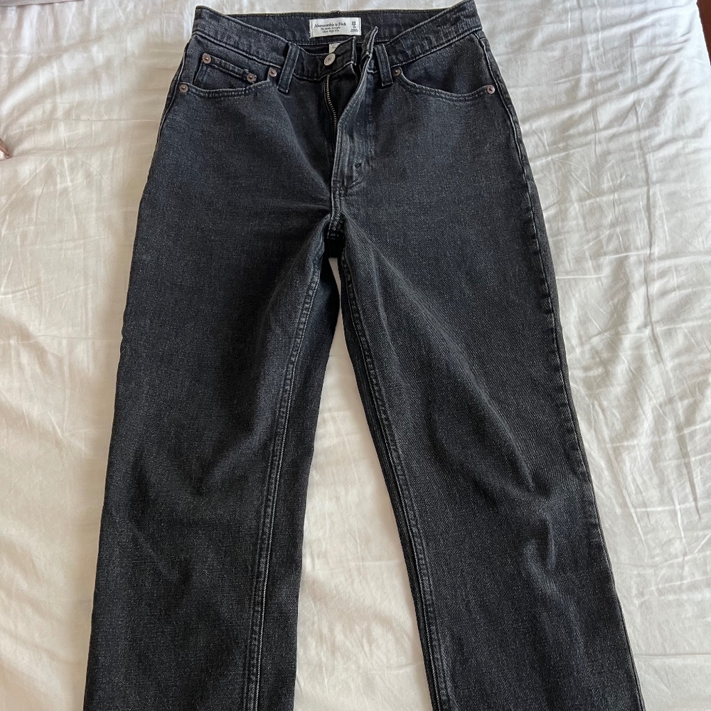 Abercrombie black denim